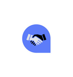 Business Partners Handshake Web Icon Successful