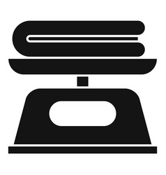 Dry Cleaning Scales Icon Simple Style