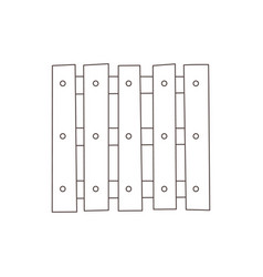 Wood Pallet Top View In Linear