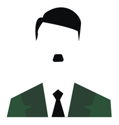 A Clipart Adolf Hitler With His Characteristic