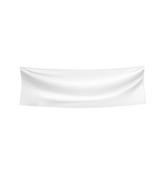 White Cloth Banner Composition