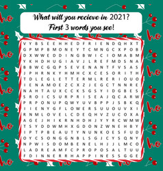 Happy New Year Word Search Puzzle