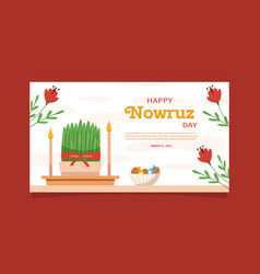 Happy Nowruz Horizontal Banner