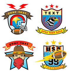 Set Of Different Sport Logos