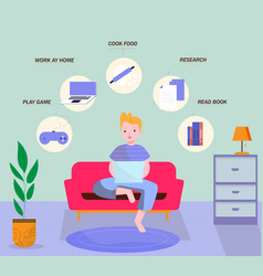 Infographic A Lot Things To Do At Home