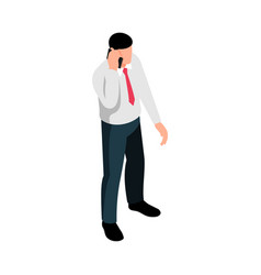 Isometric Businessman Pose