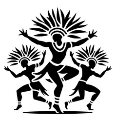 Tribal Dance Silhouette