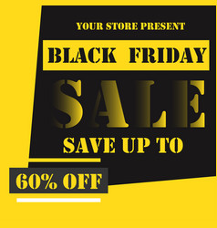 Black Friday Sale Flyer Poster Design