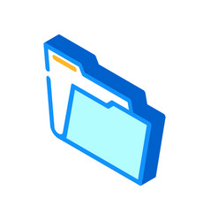 Empty Folder Isometric Icon