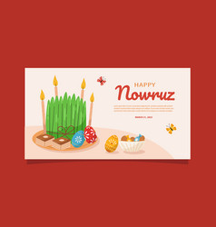 Happy Nowruz Horizontal Banner