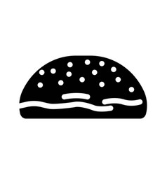 Spinach Bun Food Meal Glyph Icon