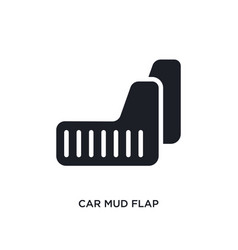 Car Mud Flap Isolated Icon Simple Element From