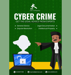 Cyber Crime Flyer Design Template