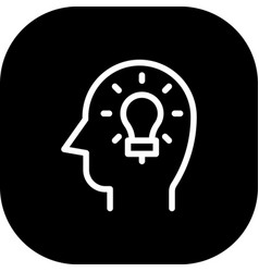 Idea Project Development Icon With Black Filled