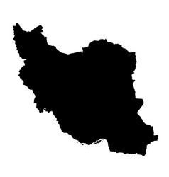 Iran Silhouette Map