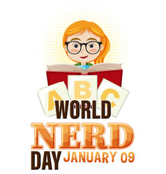 World Nerd Day Banner Design