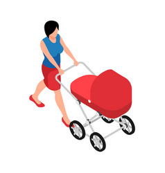 Motherhood Isometric Icon