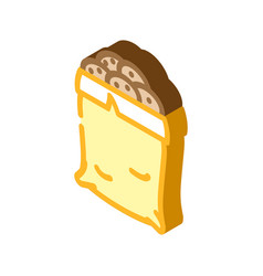 Potato Sack Isometric Icon