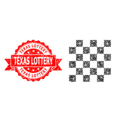 Rubber Texas Lottery Seal And Chess Board