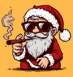 Santa Claus Smoking