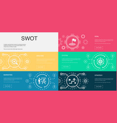 Analysis Marketing Goal System Strategy Icons