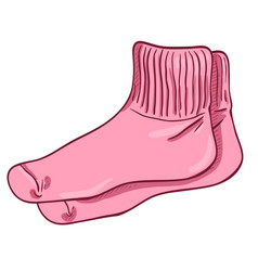 Cartoon Sport Style Pink Socks