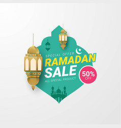 Ramadan Sale Lable Banner Template