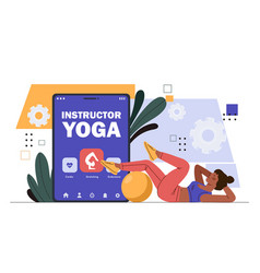 Yoga Instructor Concept