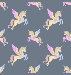 Winged Unicorns Fly Across The Sky