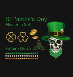 Set Clip Art With Objects For St Patricks Day