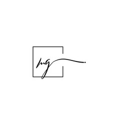 Mg Signature Square Logo Initial Concept