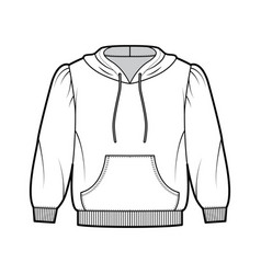 Cropped Cotton-jersey Hoodie Technical Fashion