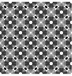 Abstract Black Seamless Elements Repeated Design