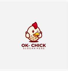 Baby Chicken Logo Design Template