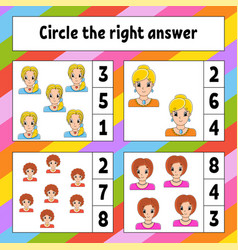 Circle The Right Answer Education Developing