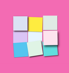 Digital Sticky Notes Template Colorful Options