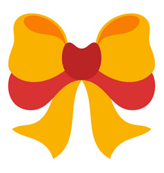 Flat Christmas Bow Element Christmas Event