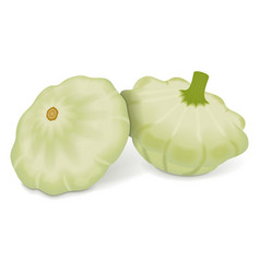 Group Of White Patty Pan Squash