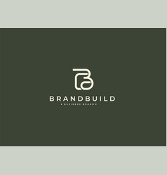 Initial B Minimalist Logo Design Template