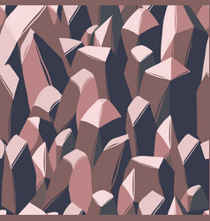 Stone Mountains Seamless Pattern Rocky Background