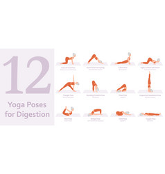 Yoga Poses For Digestion Elderly Woman Practicing