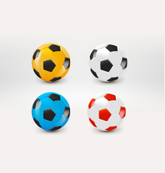 Color Soccer Ball Icon With Green Check Mark 3d