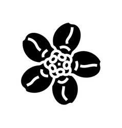 Forget Me Not Flower Spring Glyph Icon