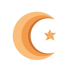 Golden Crescent Moon