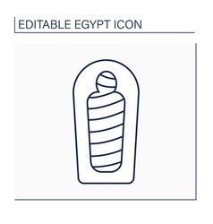 Mummy Line Icon