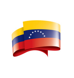 Venezuela Flag On A White