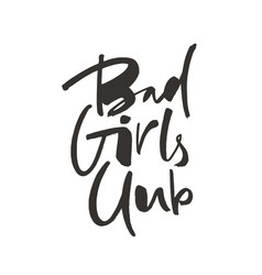 Bad Girls Club Lettering