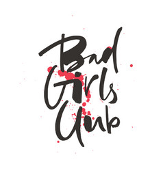 Bad Girls Club Lettering