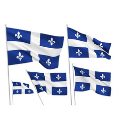 Flags Of Quebec Province Canada