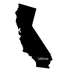 California State Silhouette Map